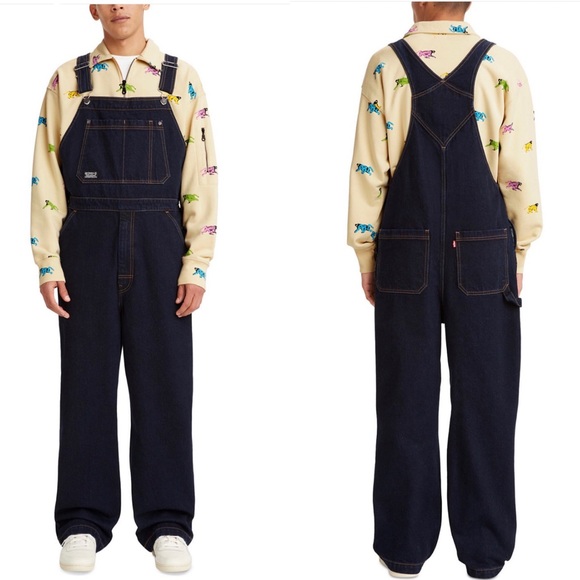 LEVI’S Men's Skate Straight Fit Overalls - Picture 16 of 16
